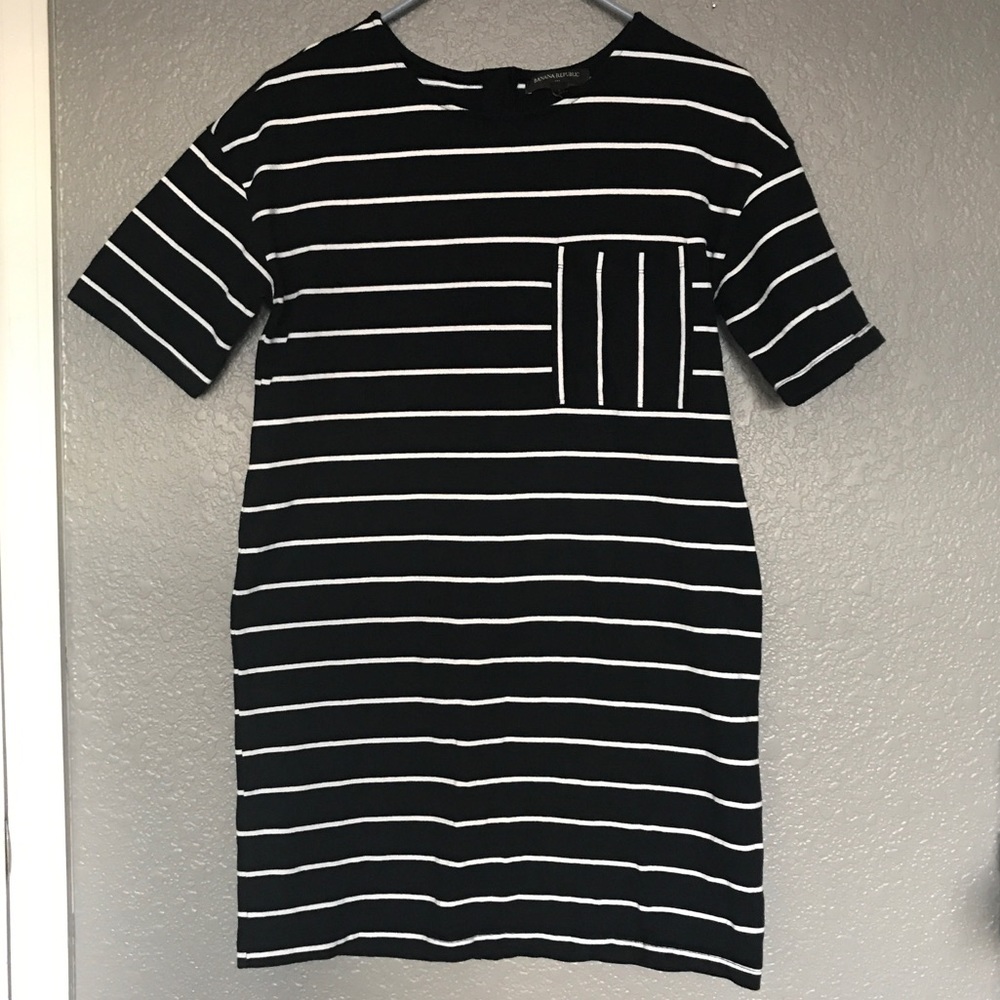 Banana Republic striped dress.